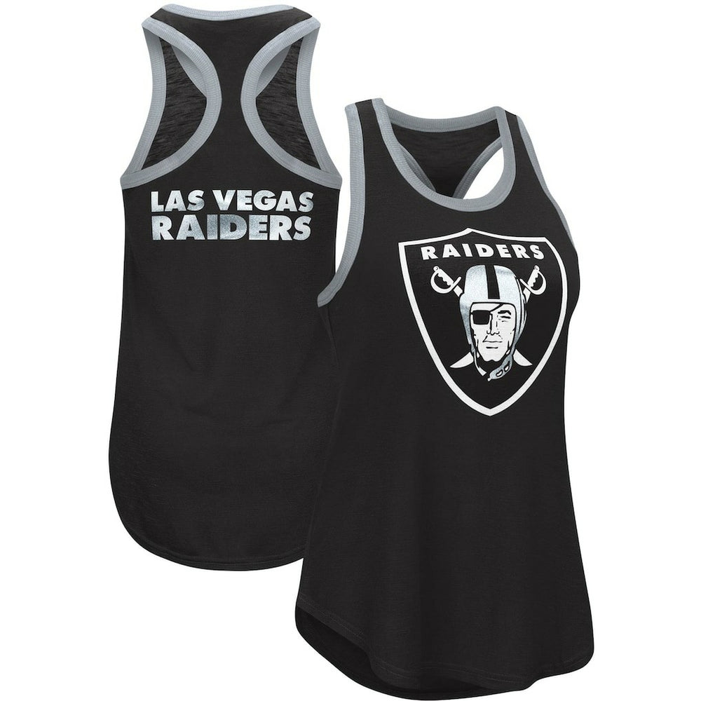 Las Vegas Raiders G-III 4Her by Carl Banks Women's Tater Tank Top - Black Tops