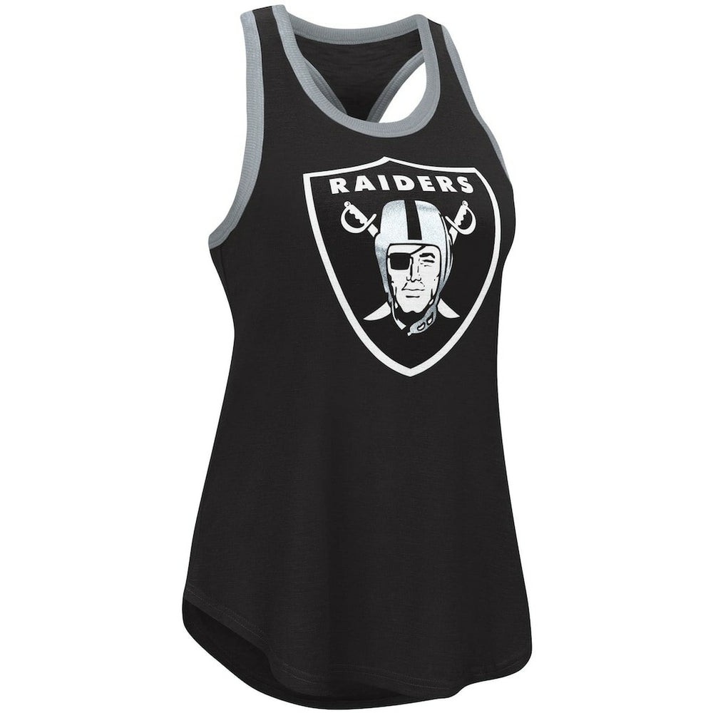 Las Vegas Raiders G-III 4Her by Carl Banks Women's Tater Tank Top - Black Tops