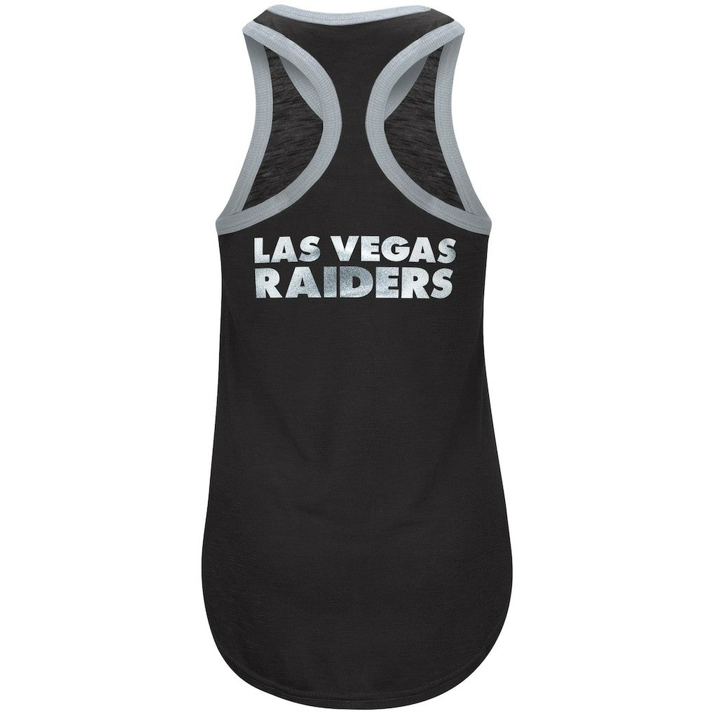 Las Vegas Raiders G-III 4Her by Carl Banks Women's Tater Tank Top - Black Tops