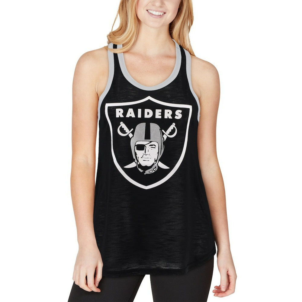 Las Vegas Raiders G-III 4Her by Carl Banks Women's Tater Tank Top - Black Tops