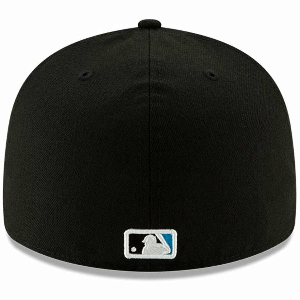Miami Marlins New Era Authentic Collection On-Field Low Profile 59FIFTY Fitted Hat - Black Hats
