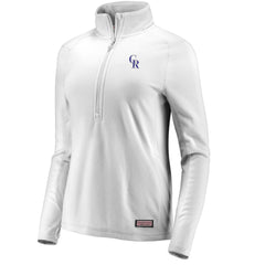 Colorado Rockies Vineyard Vines Women's Performance Grid Half-Zip Pullover Top - Gray Pullover