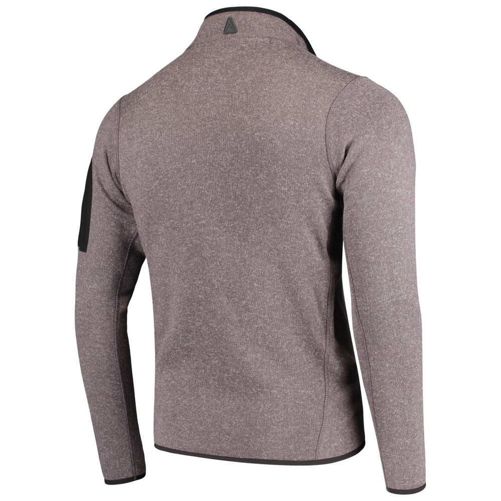 Detroit Lions Antigua Fortune Quarter-Zip Pullover Jacket - Charcoal Pullover