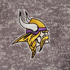 Minnesota Vikings Antigua Fortune Quarter-Zip Pullover Jacket - Charcoal Pullover