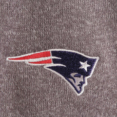 New England Patriots Antigua Fortune Quarter-Zip Pullover Jacket - Charcoal Pullover