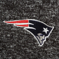 New England Patriots Antigua Fortune Quarter-Zip Pullover Jacket - Heather Black Pullover