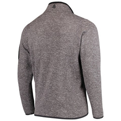 Philadelphia Eagles Antigua Fortune Quarter-Zip Pullover Jacket - Charcoal Pullover
