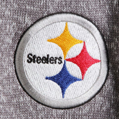 Pittsburgh Steelers Antigua Fortune Quarter-Zip Pullover Jacket - Charcoal Pullover