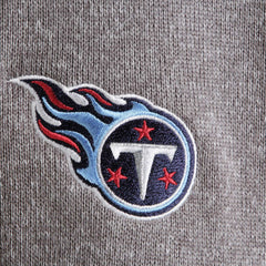 Tennessee Titans Antigua Fortune Quarter-Zip Pullover Jacket - Charcoal Pullover