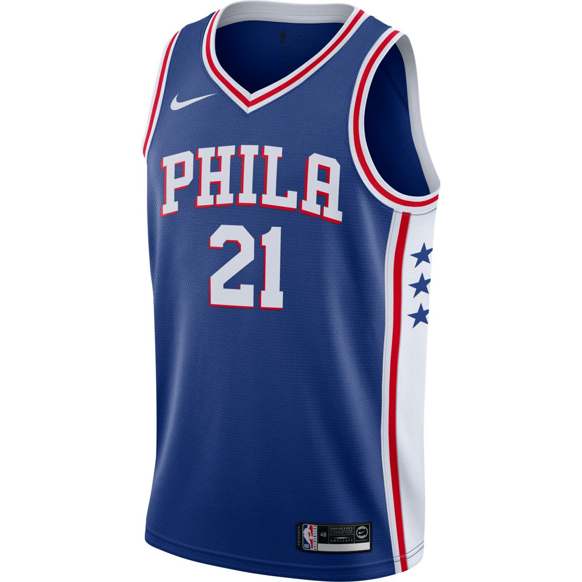 Joel Embiid Philadelphia 76ers 2019/2020 Swingman Jersey Icon Edition Royal - Nike