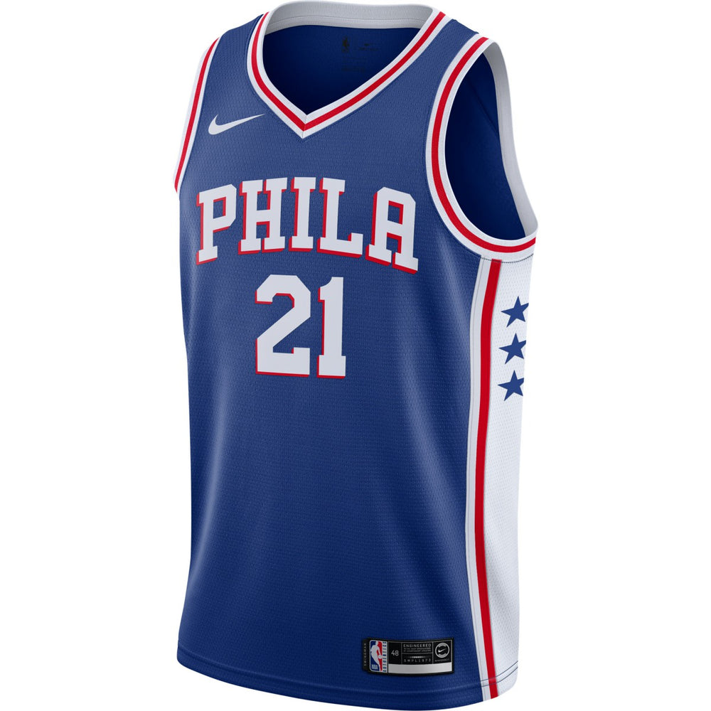 Joel Embiid Philadelphia 76ers 2019/2020 Swingman Jersey Icon Edition Royal - Nike