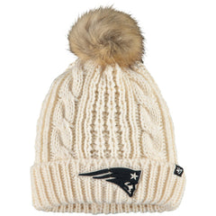 New England Patriots '47 Women's Meeko Cuffed Knit Hat - Cream Hats