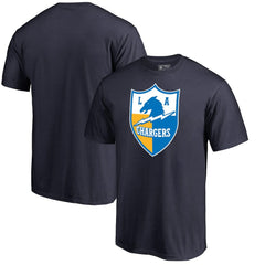 Los Angeles Chargers Vintage Shield Logo T-Shirt - Navy T-shirts