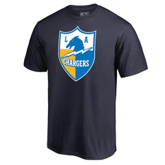 Los Angeles Chargers Vintage Shield Logo T-Shirt - Navy T-shirts