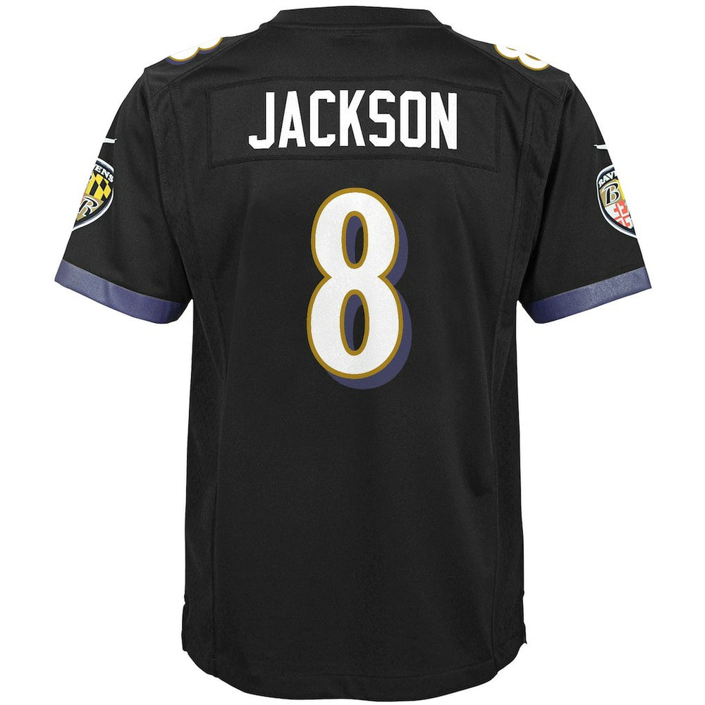 Lamar Jackson Baltimore Ravens Youth Game Jersey - Black Jerseys