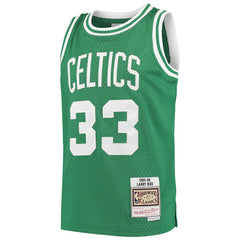 Larry Bird Boston Celtics Youth Hardwood Classics Swingman Throwback Jersey Kelly Green - Mitchell & Ness