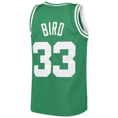 Larry Bird Boston Celtics Youth Hardwood Classics Swingman Throwback Jersey Kelly Green - Mitchell & Ness