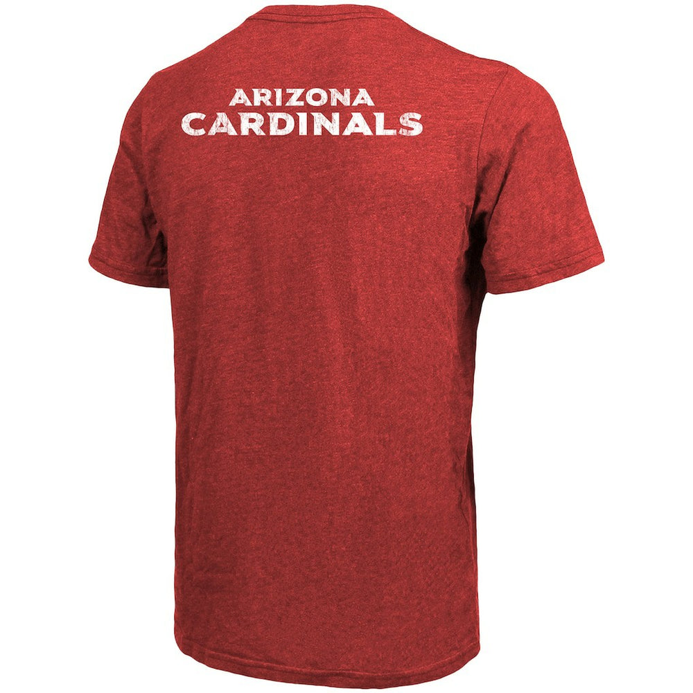 Arizona Cardinals Majestic Threads Tri-Blend Pocket T-Shirt - Cardinal T-shirts