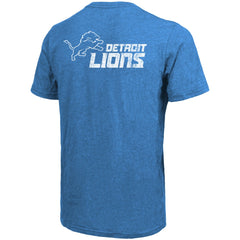 Detroit Lions Majestic Threads Tri-Blend Pocket T-Shirt - Blue T-shirts