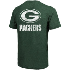 Green Bay Packers Majestic Threads Tri-Blend Pocket T-Shirt - Heathered Green T-shirts