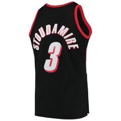 Damon Stoudamire Portland Trail Blazers 1999/00 Hardwood Classics Swingman Jersey Black - Mitchell & Ness