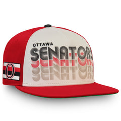 Ottawa Senators Fanatics True Classic Snapback Hat - Cream/Red | US 3428226