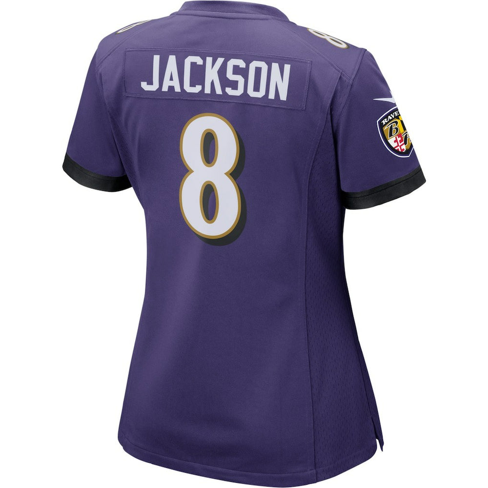 Lamar Jackson Baltimore Ravens Women's Game Player Jersey - Purple Jerseys