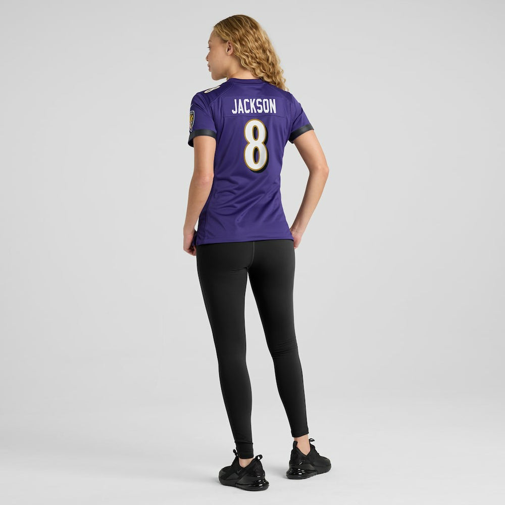 Lamar Jackson Baltimore Ravens Women's Game Player Jersey - Purple Jerseys