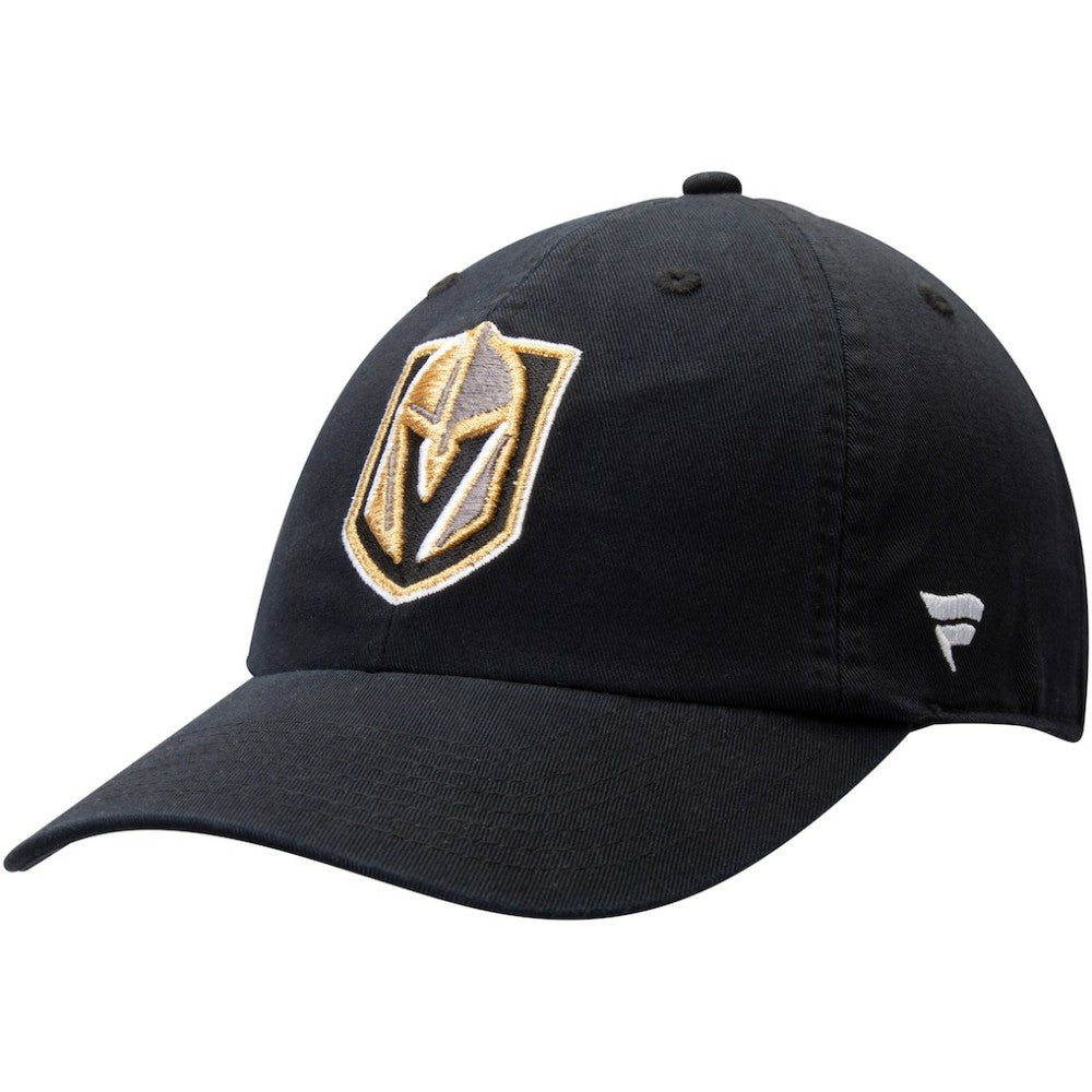 Vegas Golden Knights Fanatics Primary Logo Fundamental Core Adjustable Hat - Black | US 3440676