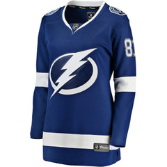 Erik Cernak Tampa Bay Lightning Fanatics Women's Home Breakaway Player Jersey - Blue | US 3455513