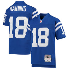 Peyton Manning Indianapolis Colts Youth 1998 Legacy Retired Player Jersey - Royal Jerseys