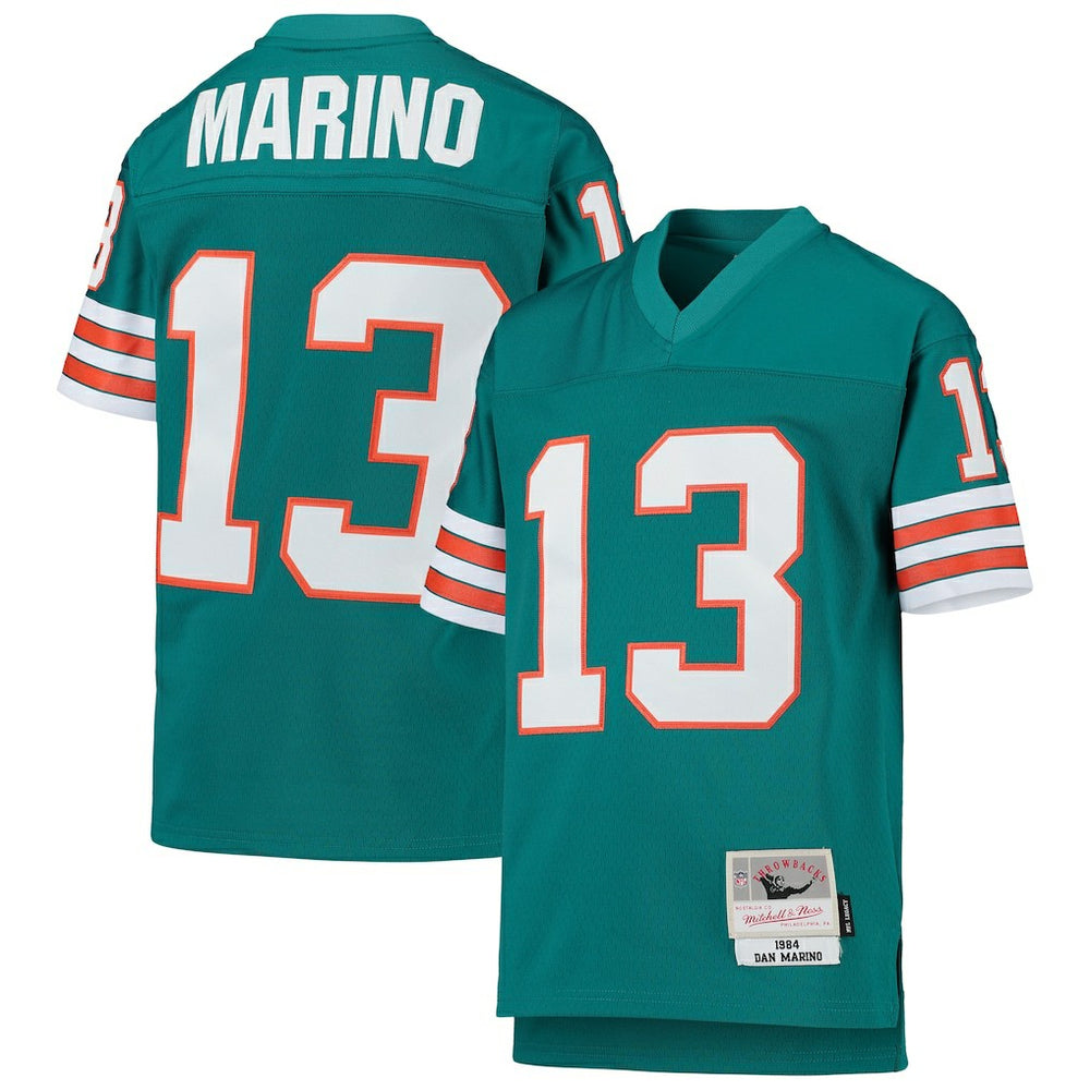 Dan Marino Miami Dolphins Youth 1984 Legacy Retired Player Jersey - Aqua Jerseys