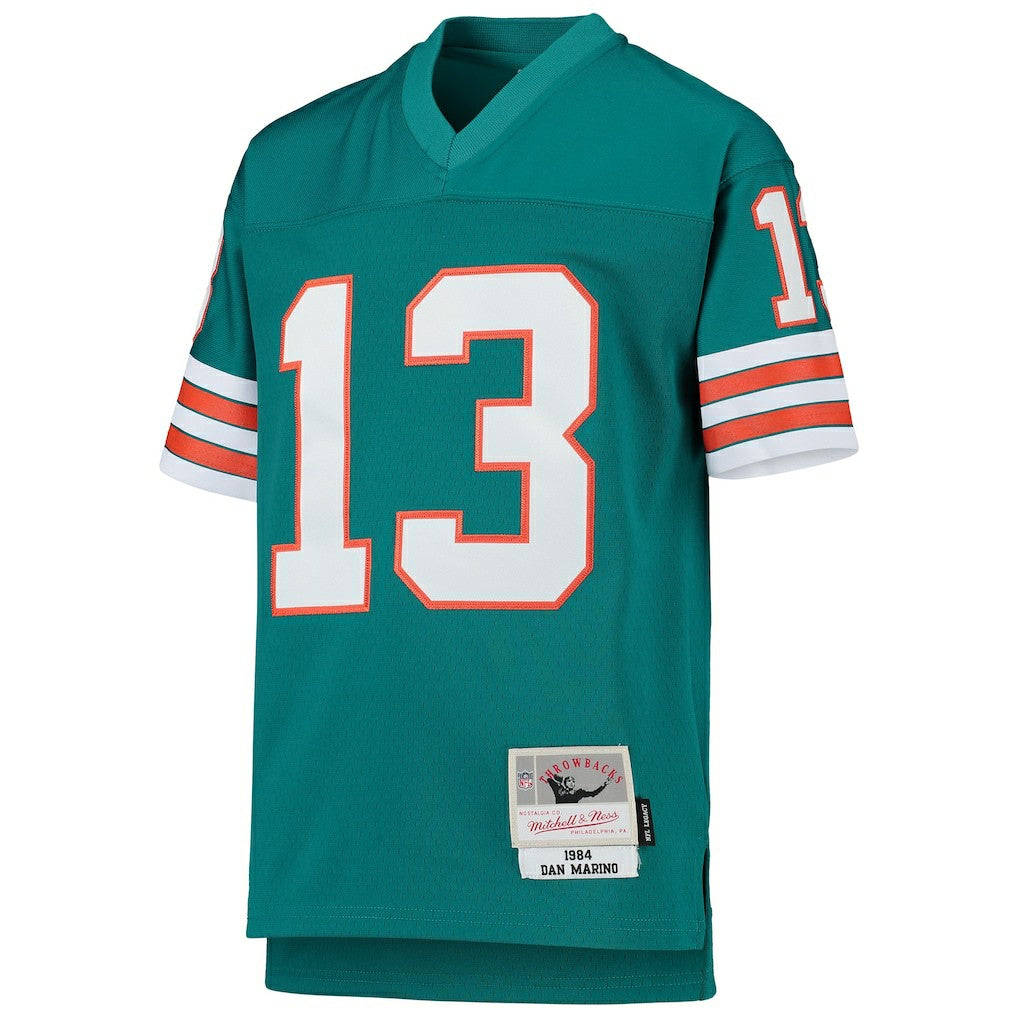 Dan Marino Miami Dolphins Youth 1984 Legacy Retired Player Jersey - Aqua Jerseys