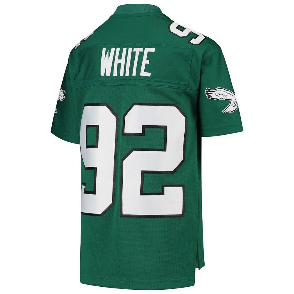 Reggie White Philadelphia Eagles Youth 1990 Legacy Retired Player Jersey - Green Jerseys