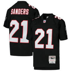 Deion Sanders Atlanta Falcons Youth 1992 Legacy Retired Player Jersey - Black Jerseys