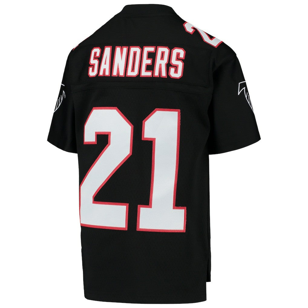 Deion Sanders Atlanta Falcons Youth 1992 Legacy Retired Player Jersey - Black Jerseys