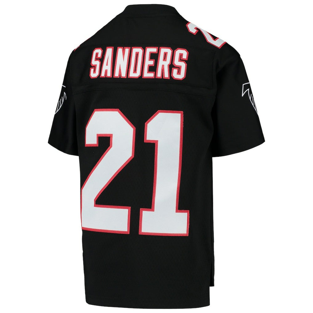 Deion Sanders Atlanta Falcons Youth 1992 Legacy Retired Player Jersey - Black Jerseys