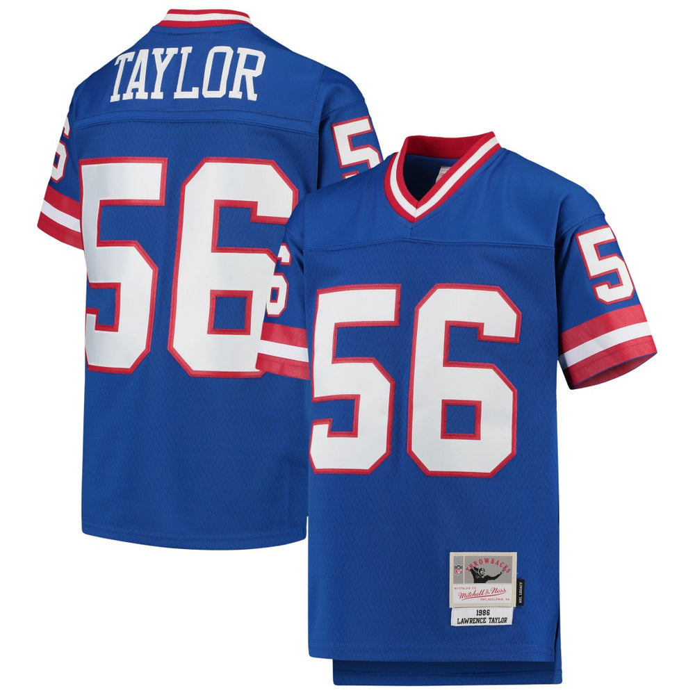 Lawrence Taylor New York Giants Youth 1986 Legacy Retired Player Jersey - Royal Jerseys