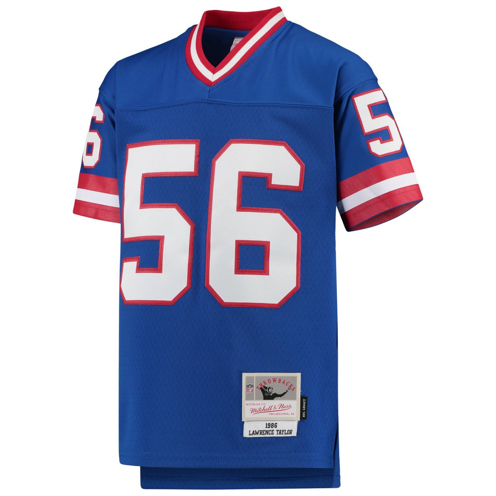 Lawrence Taylor New York Giants Youth 1986 Legacy Retired Player Jersey - Royal Jerseys
