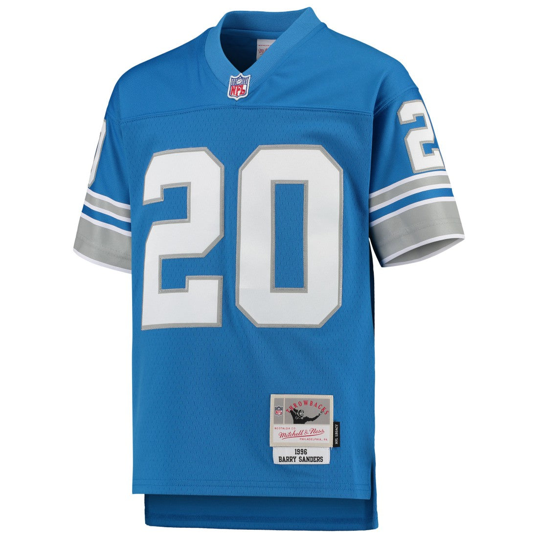 Barry Sanders Detroit Lions Youth 1996 Legacy Retired Player Jersey - Blue Jerseys