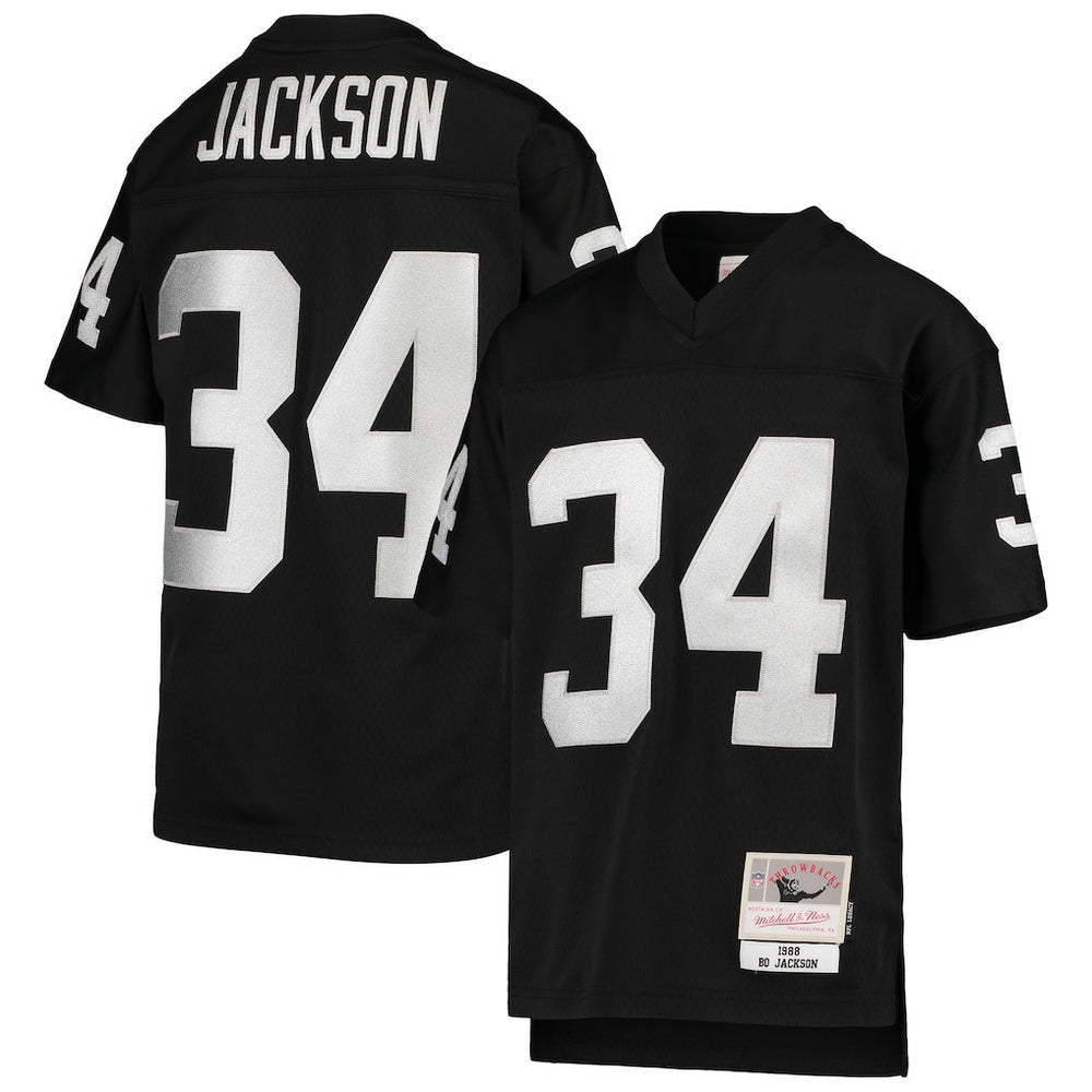 Bo Jackson Las Vegas Raiders Youth 1988 Legacy Retired Player Jersey - Black Jerseys