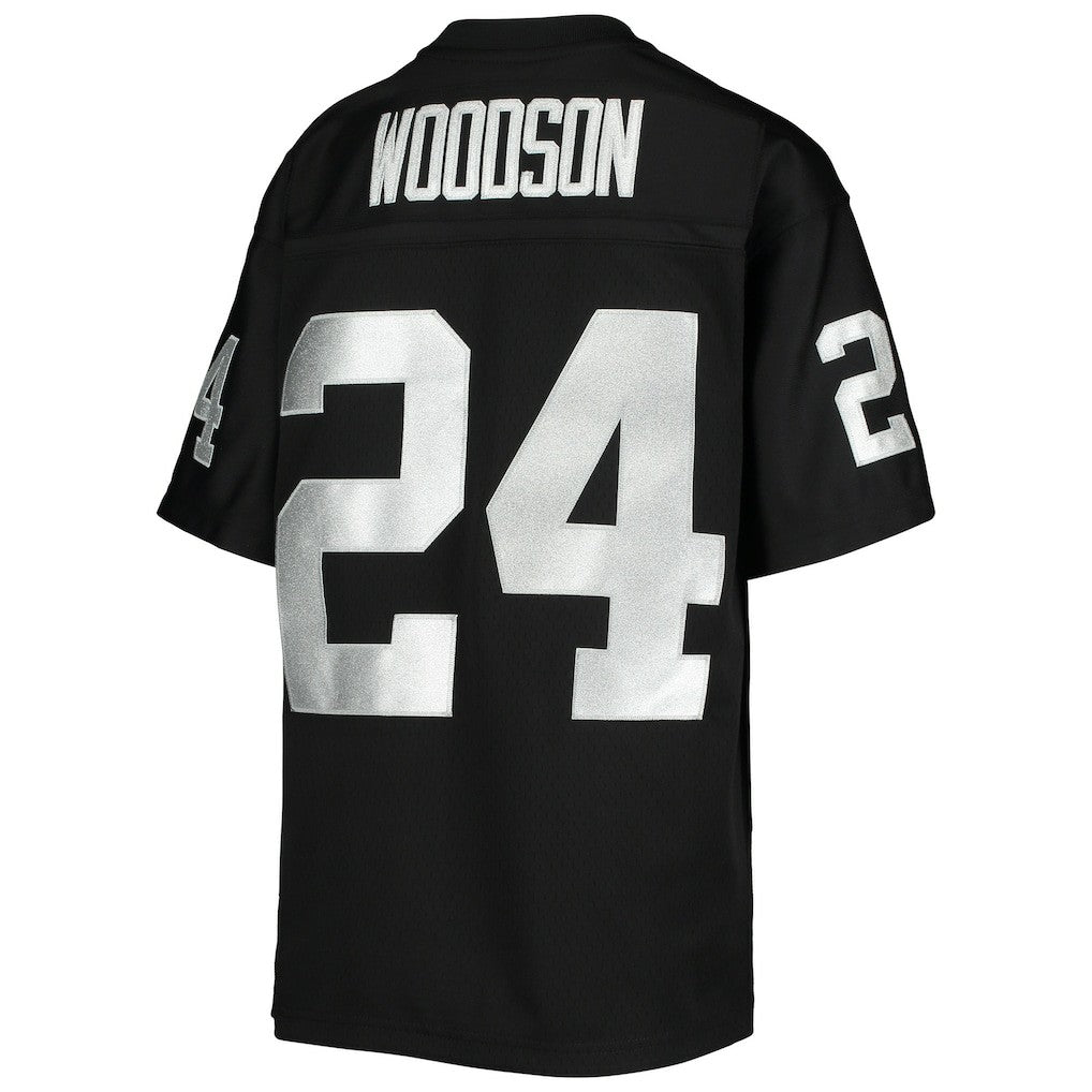 Charles Woodson Las Vegas Raiders Youth 1998 Legacy Retired Player Jersey - Black Jerseys