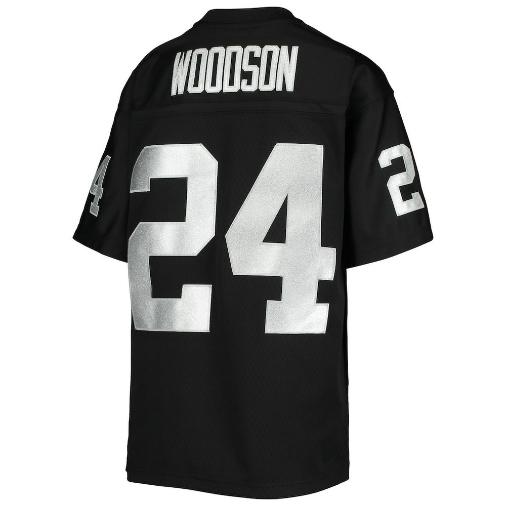 Charles Woodson Las Vegas Raiders Youth 1998 Legacy Retired Player Jersey - Black Jerseys