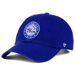 Philadelphia 76ers '47 Core Logo Clean Up Adjustable Hat Royal - 47 brand
