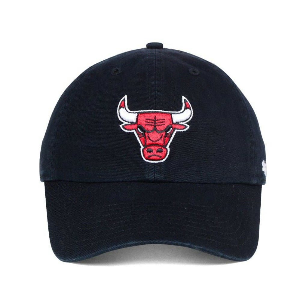 Chicago Bulls '47 Core Logo Clean Up Adjustable Hat Black - 47 brand