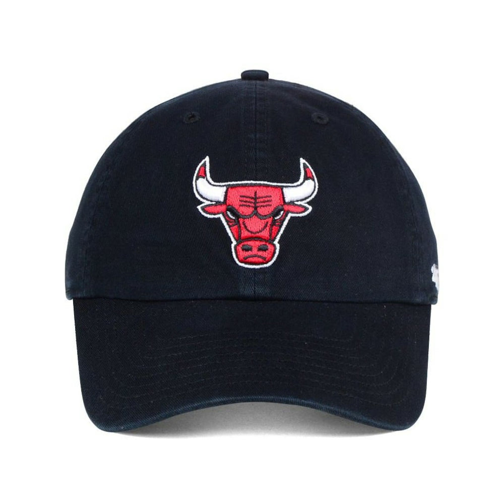 Chicago Bulls '47 Core Logo Clean Up Adjustable Hat Black - 47 brand