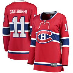 Brendan Gallagher Montreal Canadiens Fanatics Women's Home Breakaway Player Jersey - Red | US 3487210