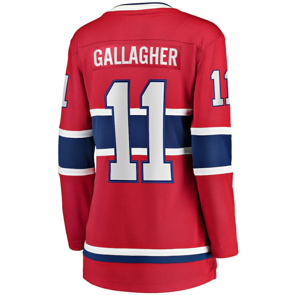 Brendan Gallagher Montreal Canadiens Fanatics Women's Home Breakaway Player Jersey - Red | US 3487210