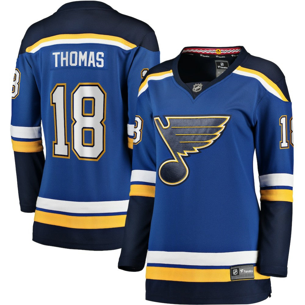 Robert Thomas St. Louis Blues Fanatics Women's Home Breakaway Player Jersey - Blue | US 3488570