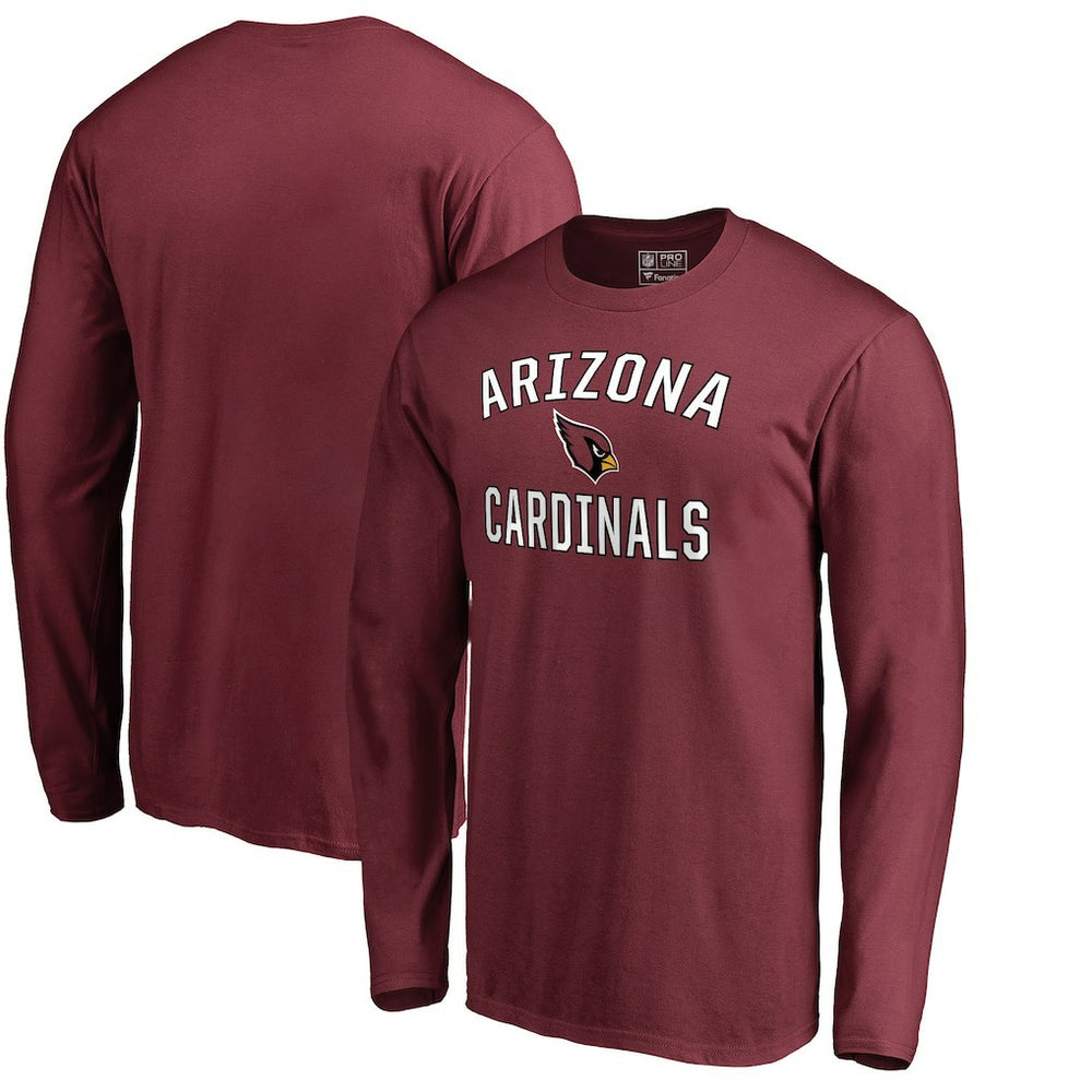 Arizona Cardinals Victory Arch Long Sleeve T-Shirt - Cardinal T-shirts